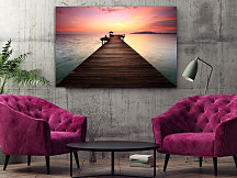 Obraz Drevené mólo pri mori